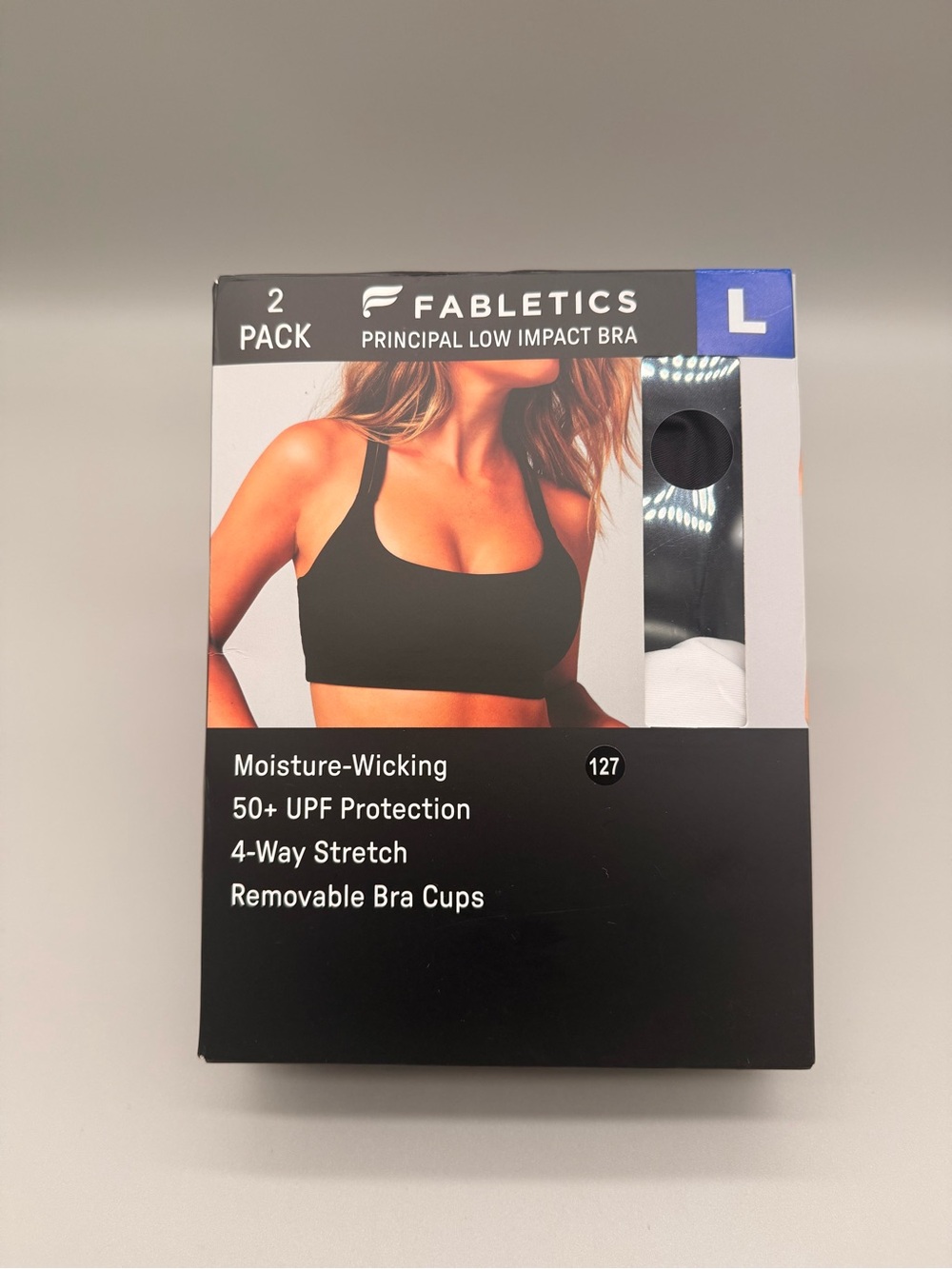 Fabletics women’s sports bra 2 pack size L